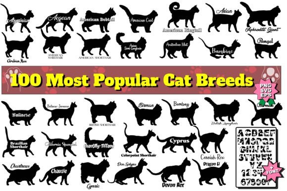 Cat Breeds Cat Breeds Silhouette