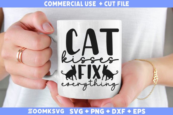 Cat Kisses Fix Everything SVG